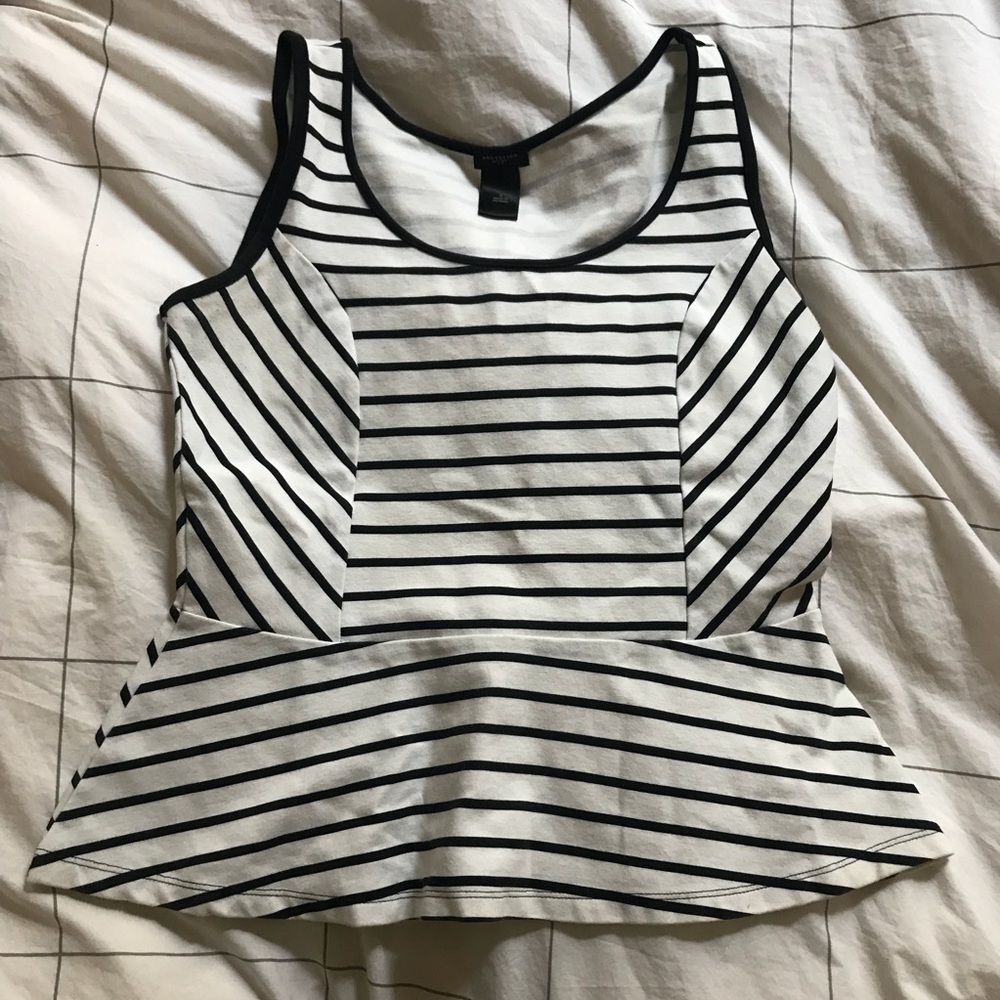 Ann Taylor Peplum Top (S)